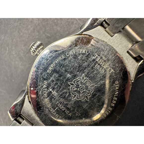 Tissot T-Wave Sliver Dial Ladies 30mm Watch T112.210.11.036.00 Diamond Dial main image 7